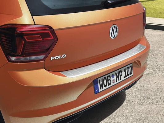Protectie crom bara spate originala Volkswagen Polo 7 (AW1) 2018-2021