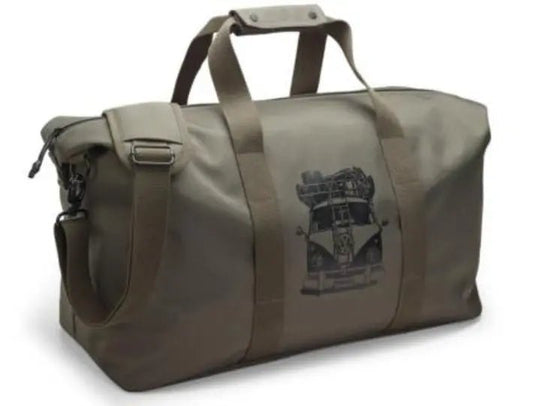 Geanta de voiaj Volkswagen Heritage - 38L, material reciclat, verde olive - Volkswagen Shop