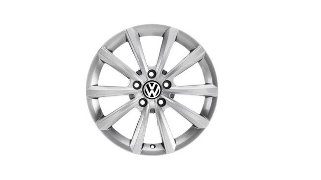 Janta aliaj usor 16'' Merano - Argintiu Stralucitor, Design cu 10 Spite - Volkswagen Shop