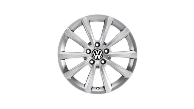 Janta aliaj usor 16'' Merano - Argintiu Stralucitor, Design cu 10 Spite - Volkswagen Shop