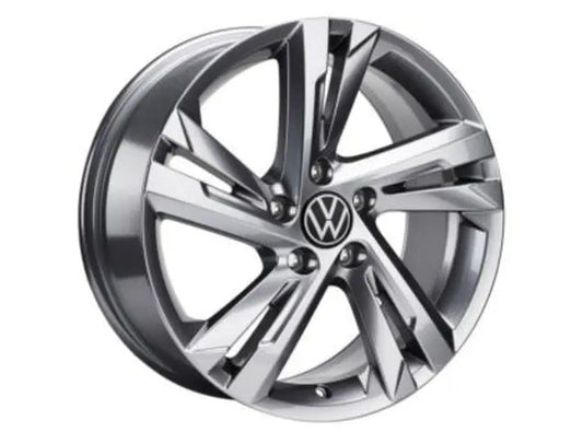 Janta aliaj Volkswagen Original "Valencia" 17" - Galvano Grey Metallic, pentru Golf VIII GTI - Volkswagen Shop