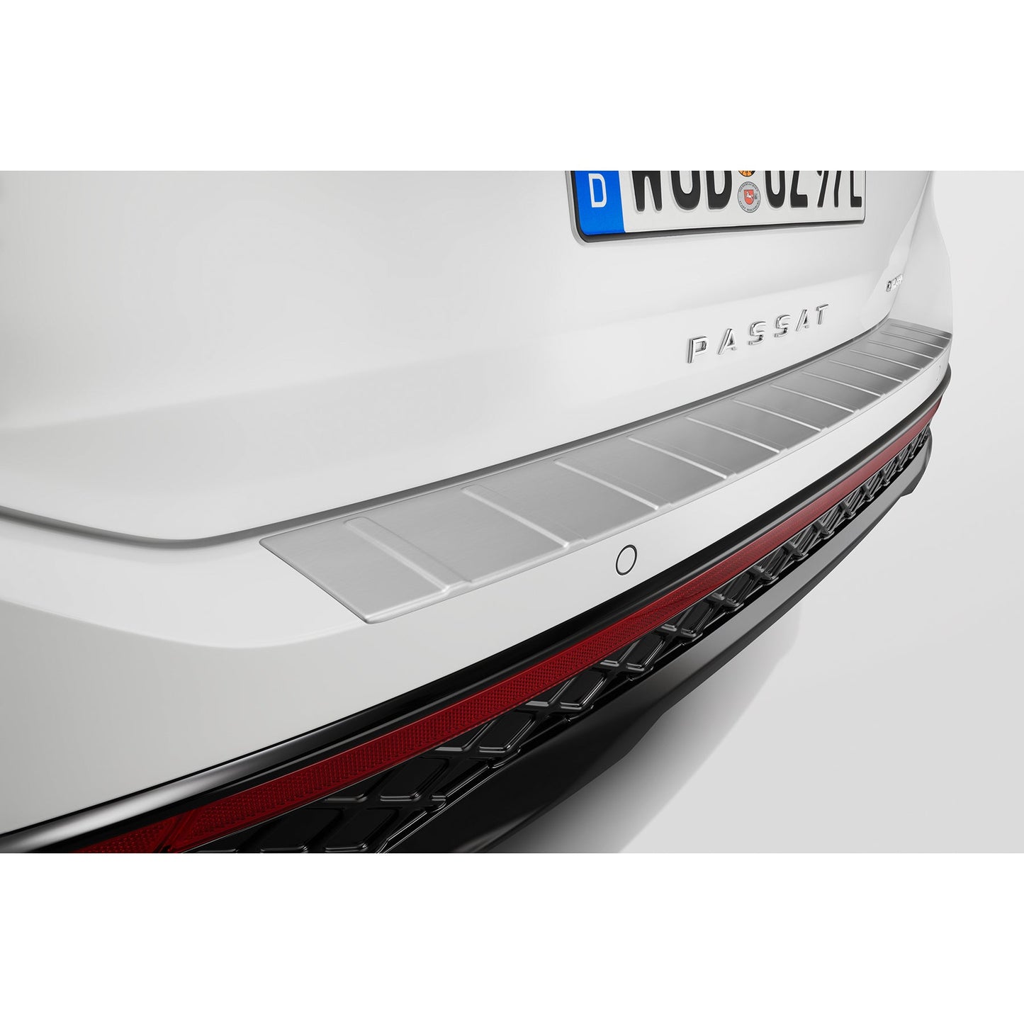 Protectie crom bara spate originala Volkswagen Passat B9 Variant 2024+, stainless steel look/plastic - Volkswagen Shop