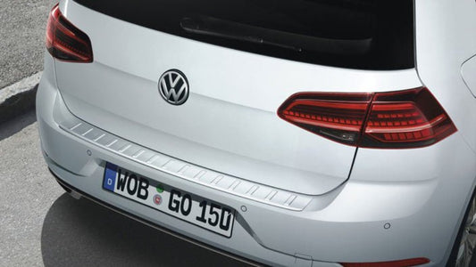 Protectie crom muchie incarcare originala Volkswagen Golf VII, 2013->, ( stainless steel look/plastic ) - Volkswagen Shop