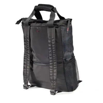 Rucsac elegant GTI - negru, cu buzunar exterior, convertibil in geanta - Volkswagen Shop