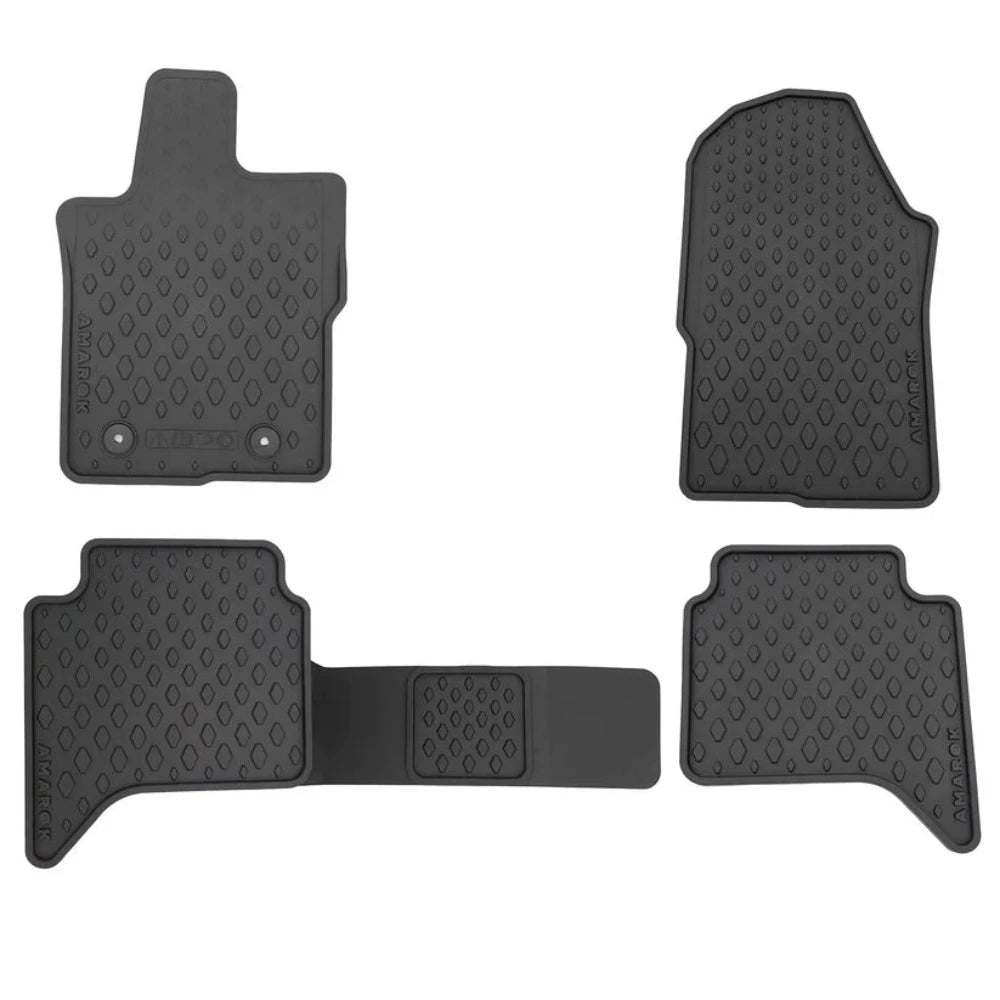 Set covorase cauciuc originale VW Amarok 2 (T1), premium, 4 piese fata si spate - Volkswagen Shop