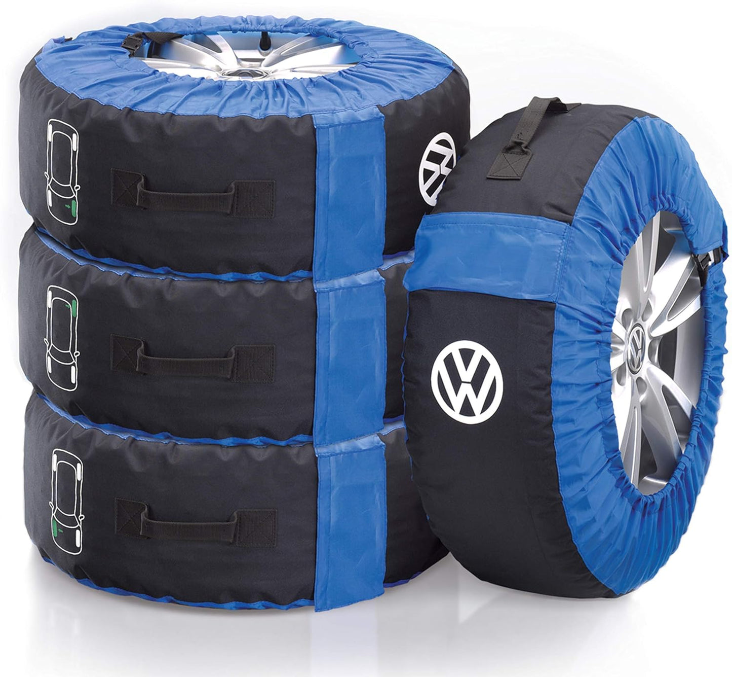 Set huse depozitare si transport roti anvelope original Volkswagen 19-21'' - Volkswagen Shop