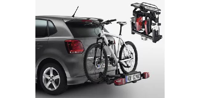 Suport bicicleta Volkswagen Original Compact II - pliabil si usor pentru 2 biciclete sau E - Bike - uri - Volkswagen Shop